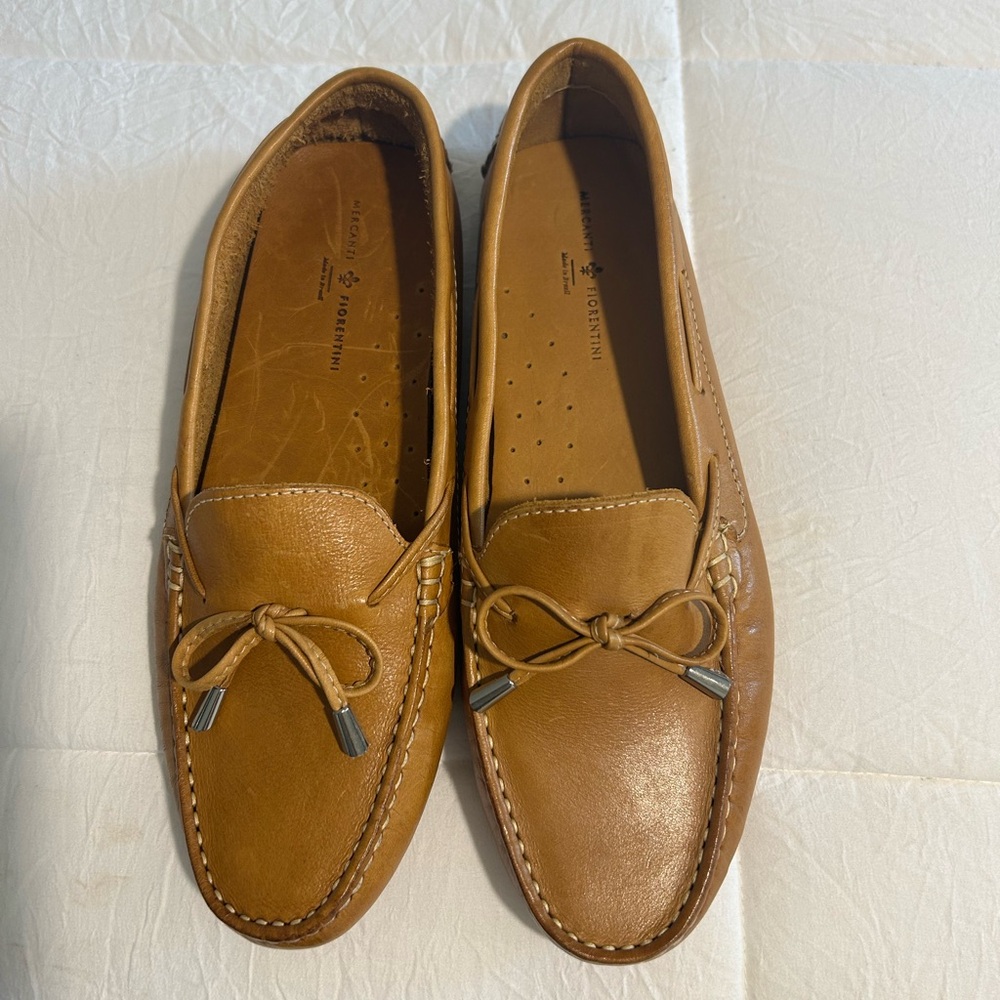 Mercanti Fiorentini Womens Brown Leather Shoes - Picture 3 of 9